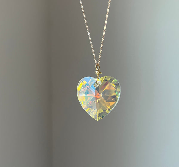 Disco Heart Pendant