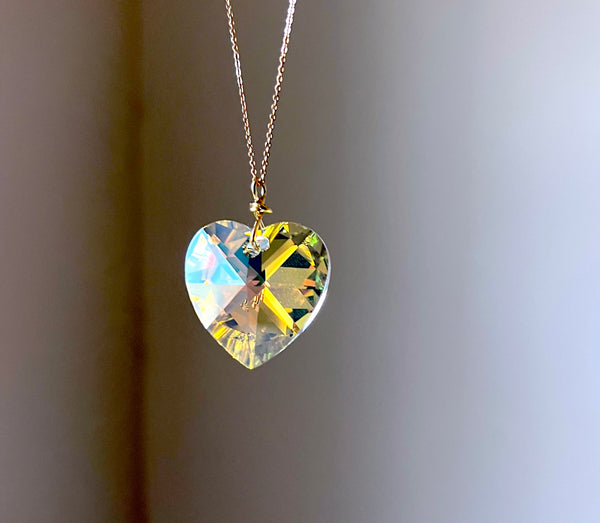 Disco Heart Pendant