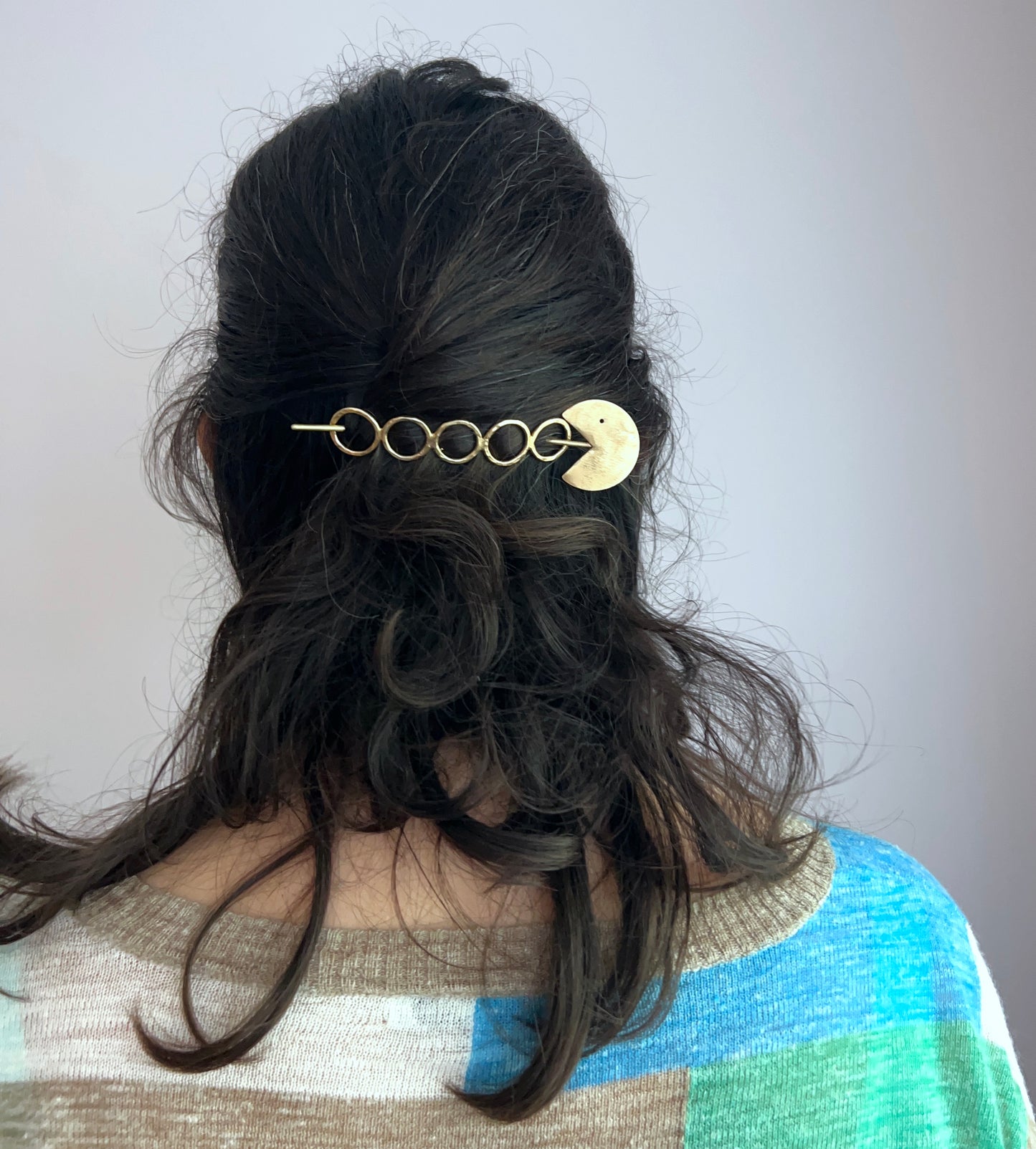 Pac Man Hair Pin