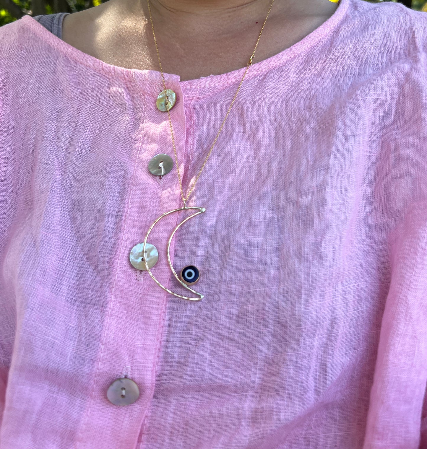 Eye Moon Necklace