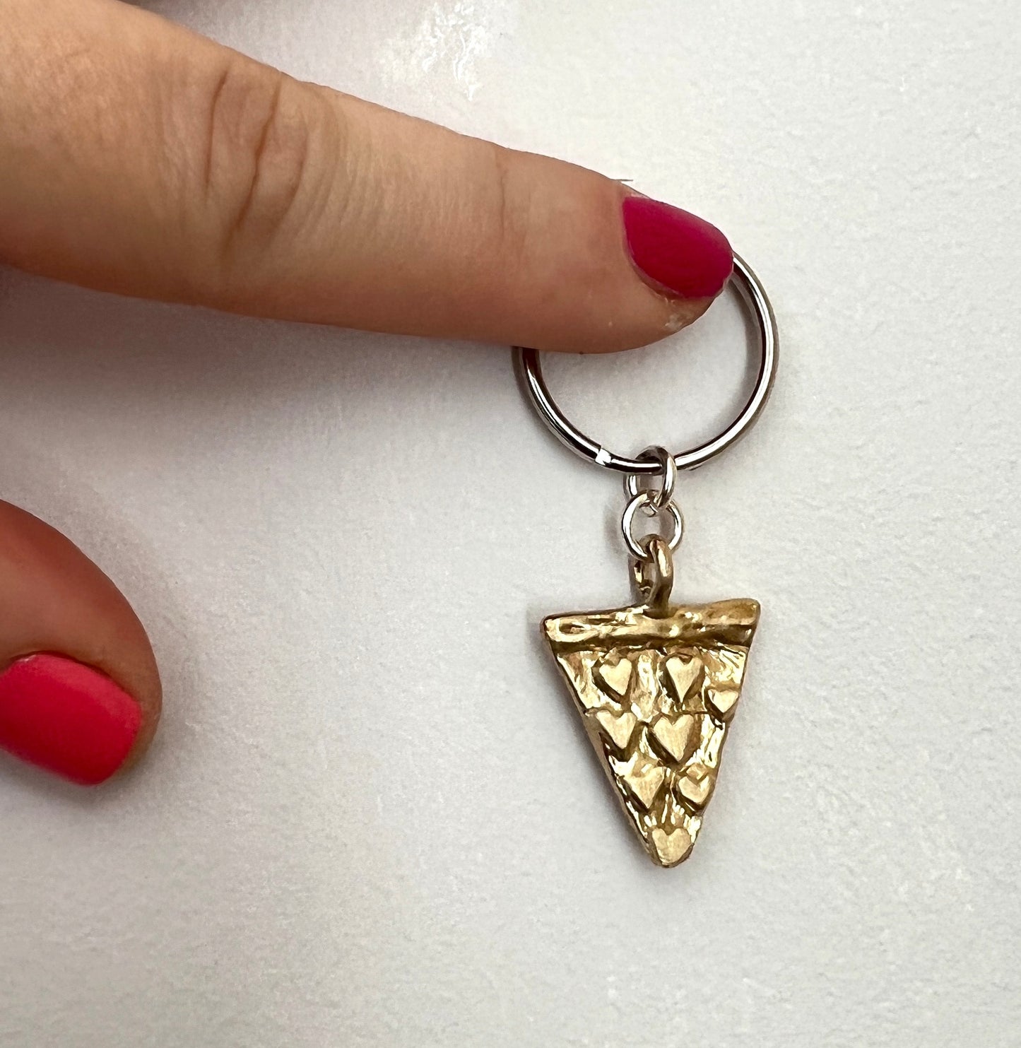 Pizza My Heart Keychain