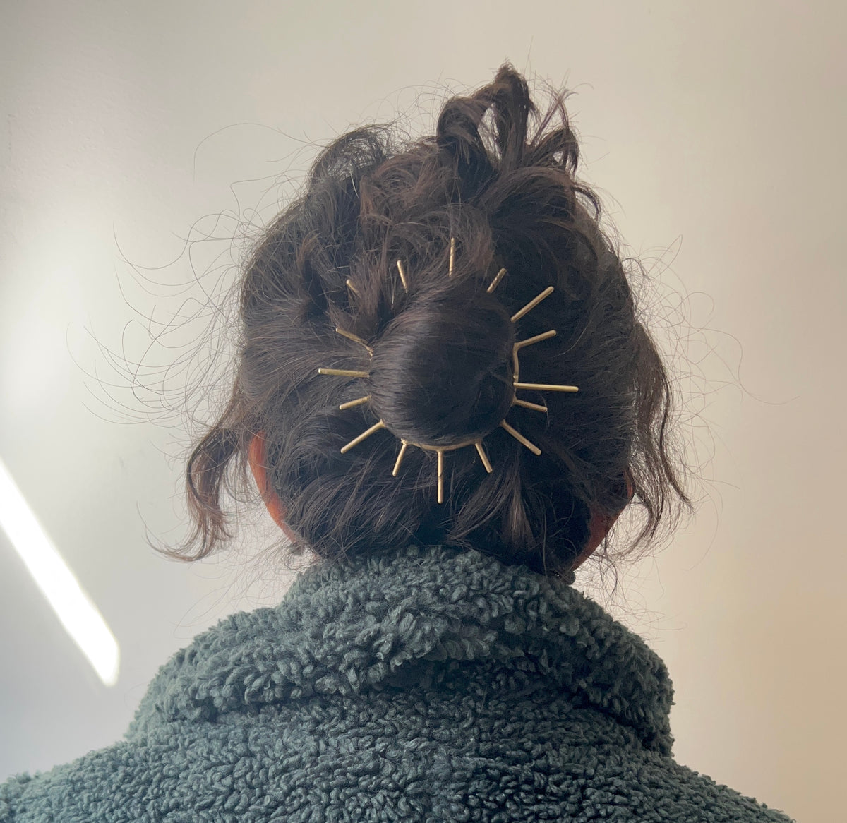 Sunburst Tassel Bun Cuff Sunburst Hair Pin – rachelpfeffer main image 2