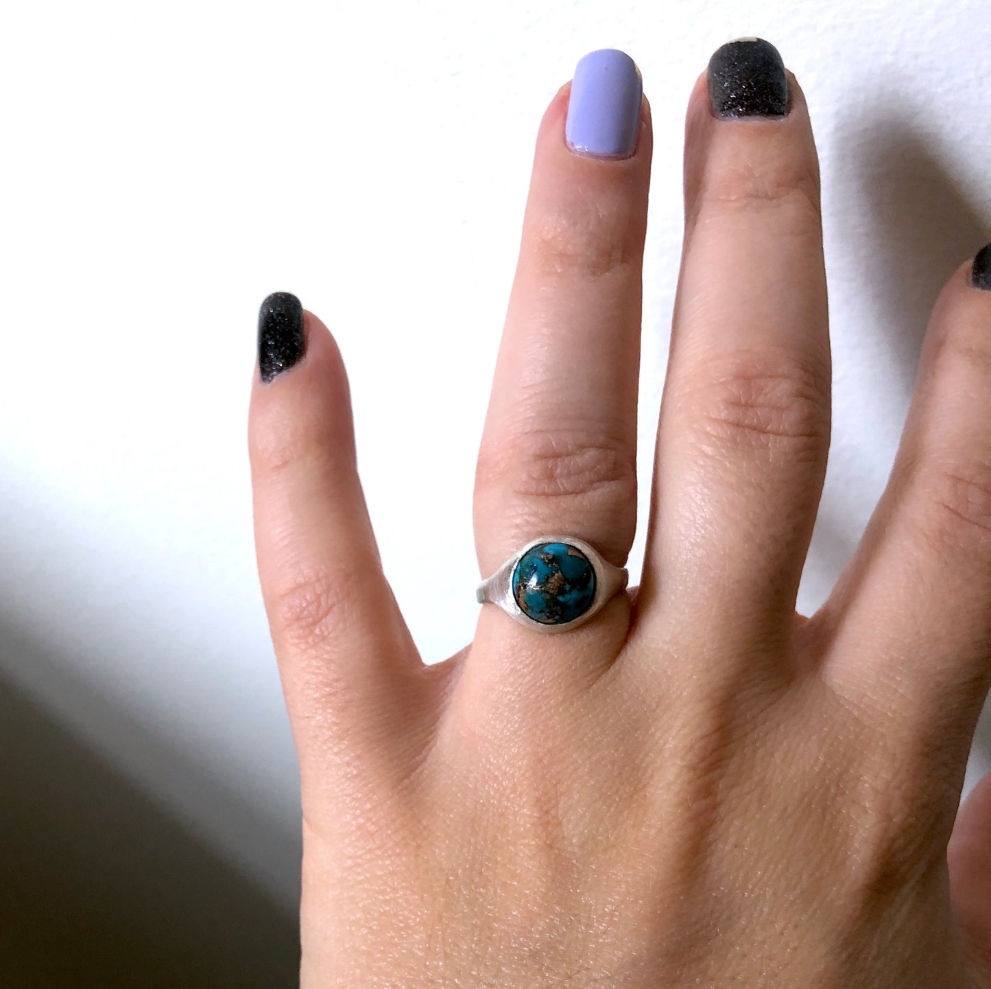 Turquoise Scoop Ring