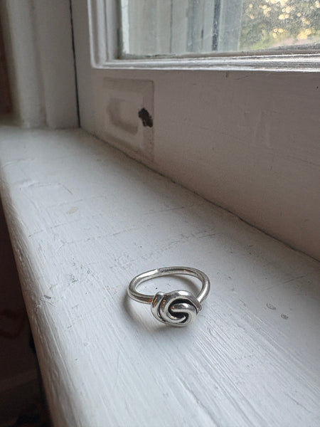 Sterling Love Knot Ring