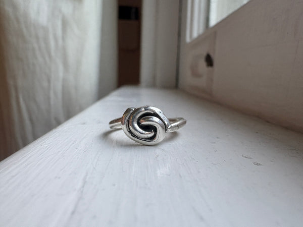 Sterling Love Knot Ring