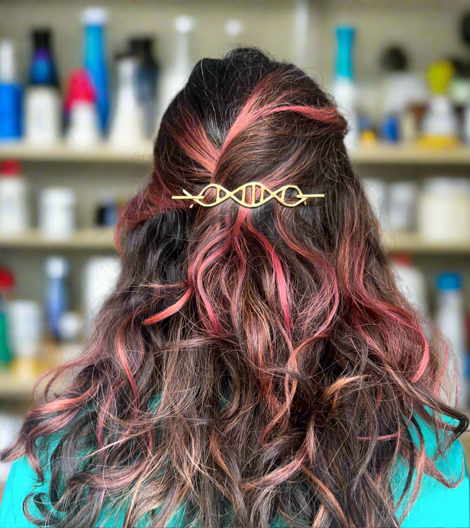 DNA double helix Hair Slide Hair pin scientist hairpin