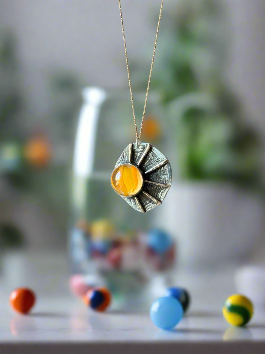 Marble Sunrise Pendant
