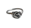 Sterling Love Knot Ring