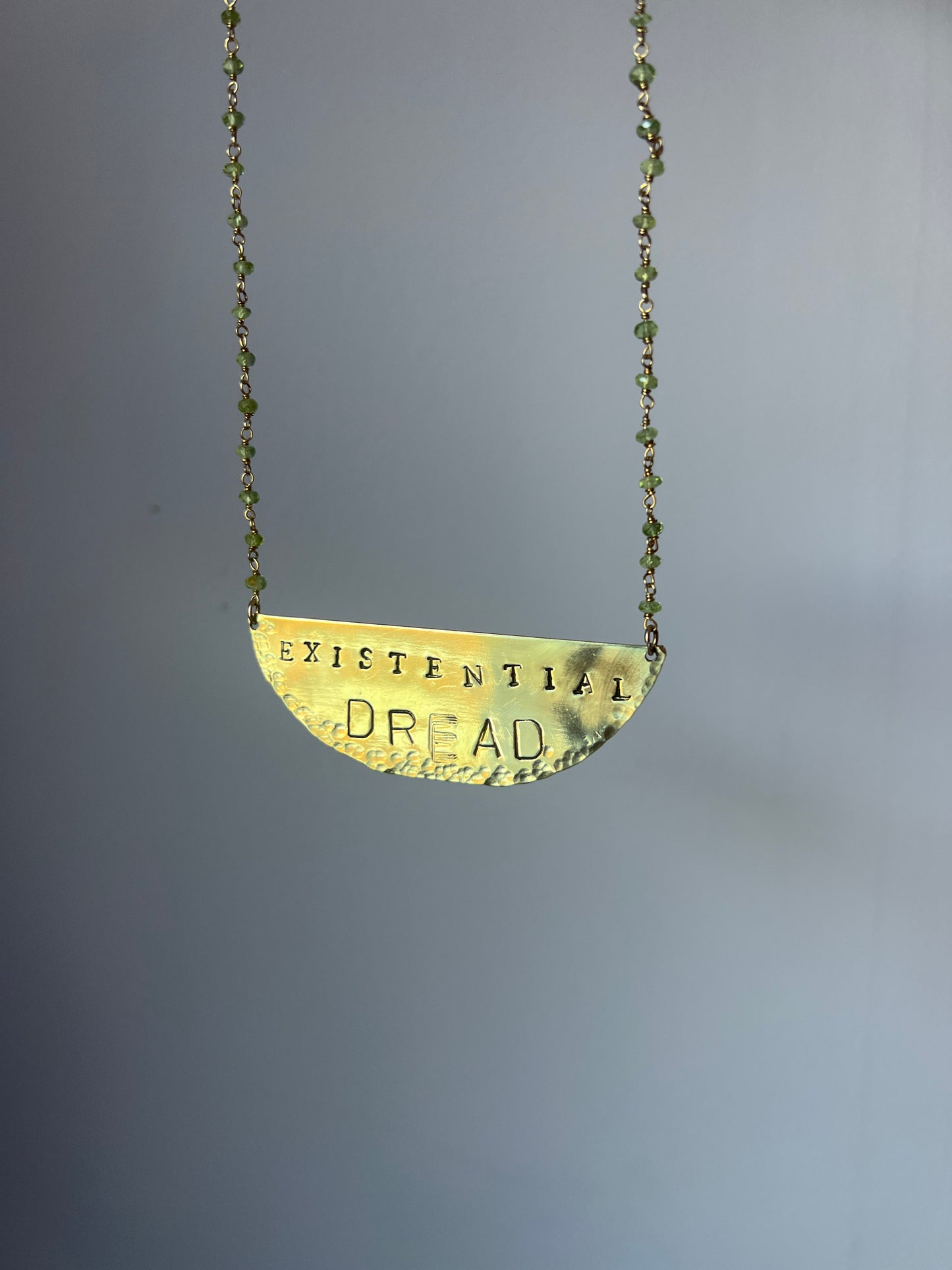 Existential Dread Statement Necklace