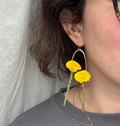 Double flower holder dangles