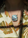 Big Abalone Claw Prong Pendant Beachy Goddess Mermaid Summer Vibe