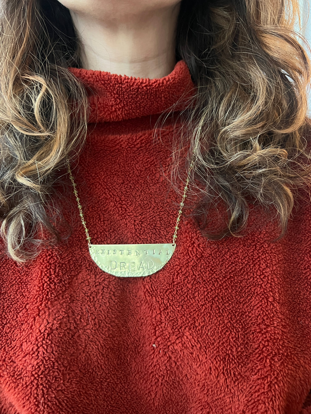 Existential Dread Statement Necklace