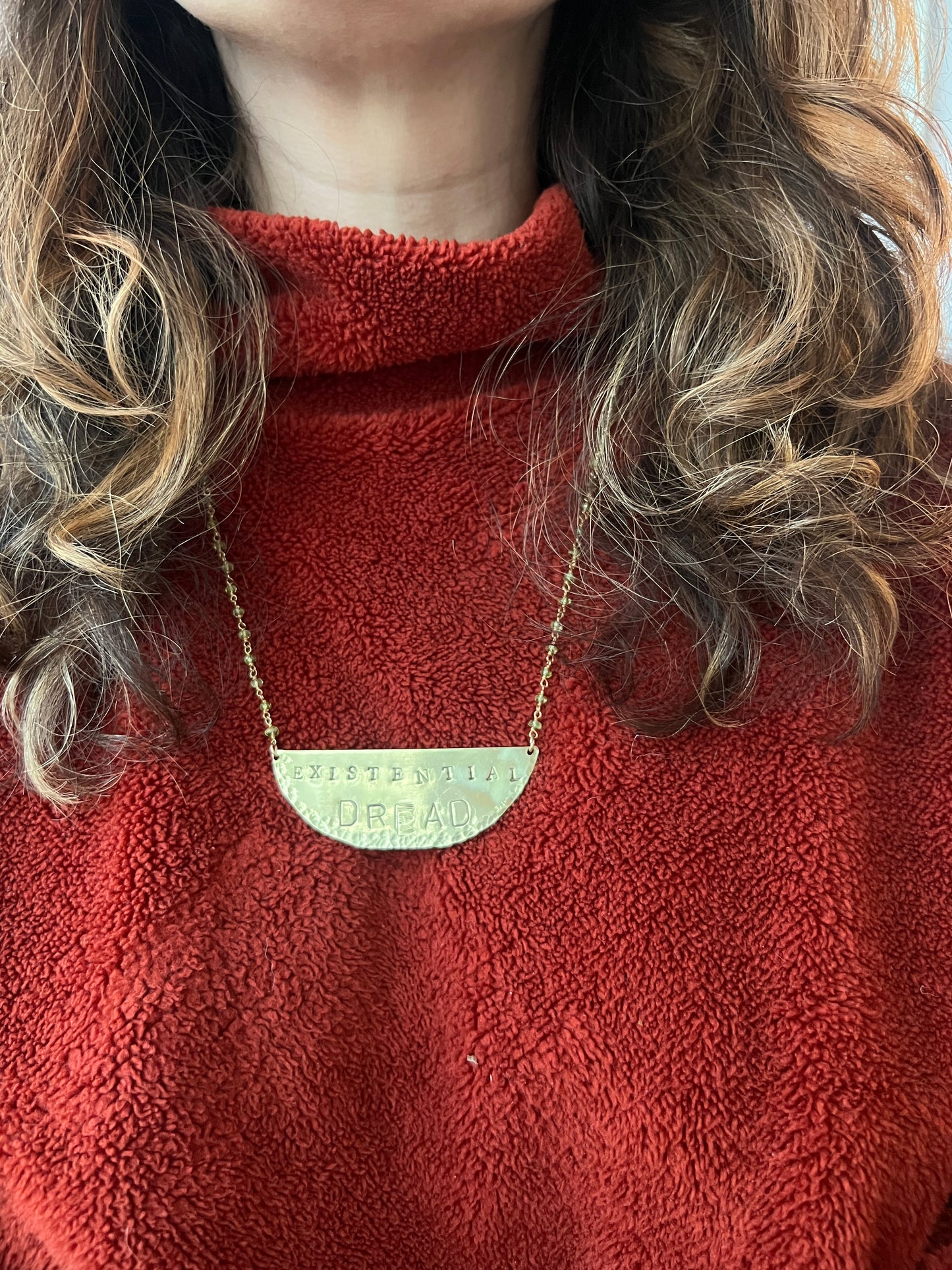 Existential Dread Statement Necklace