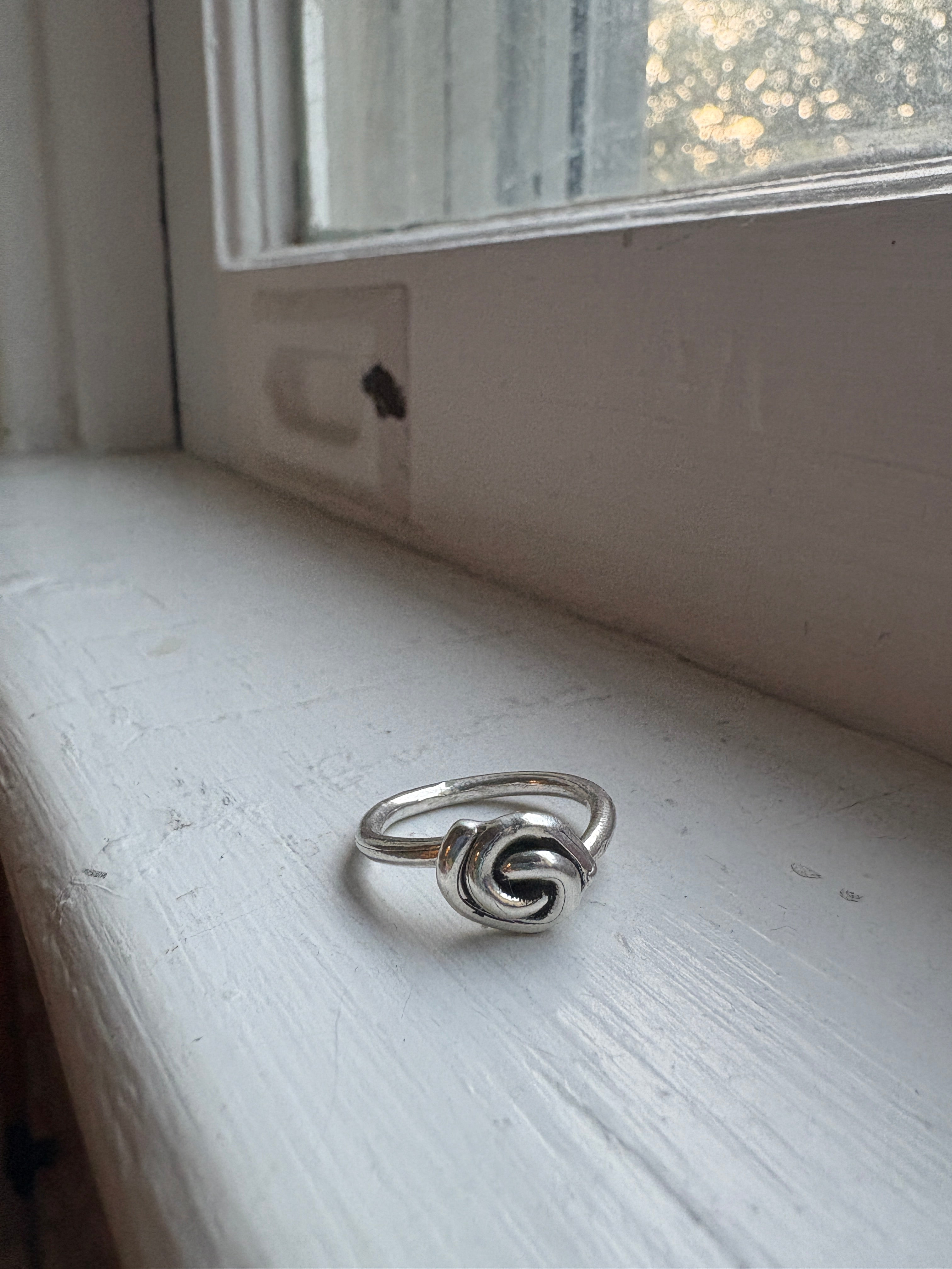 Sterling Love Knot Ring