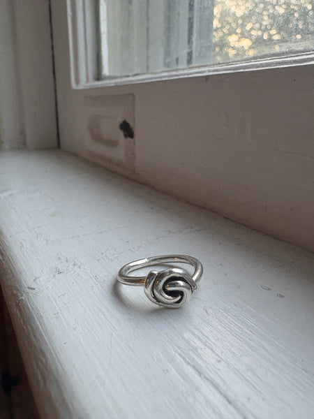 Sterling Love Knot Ring