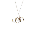 Gold Ugh Pendant