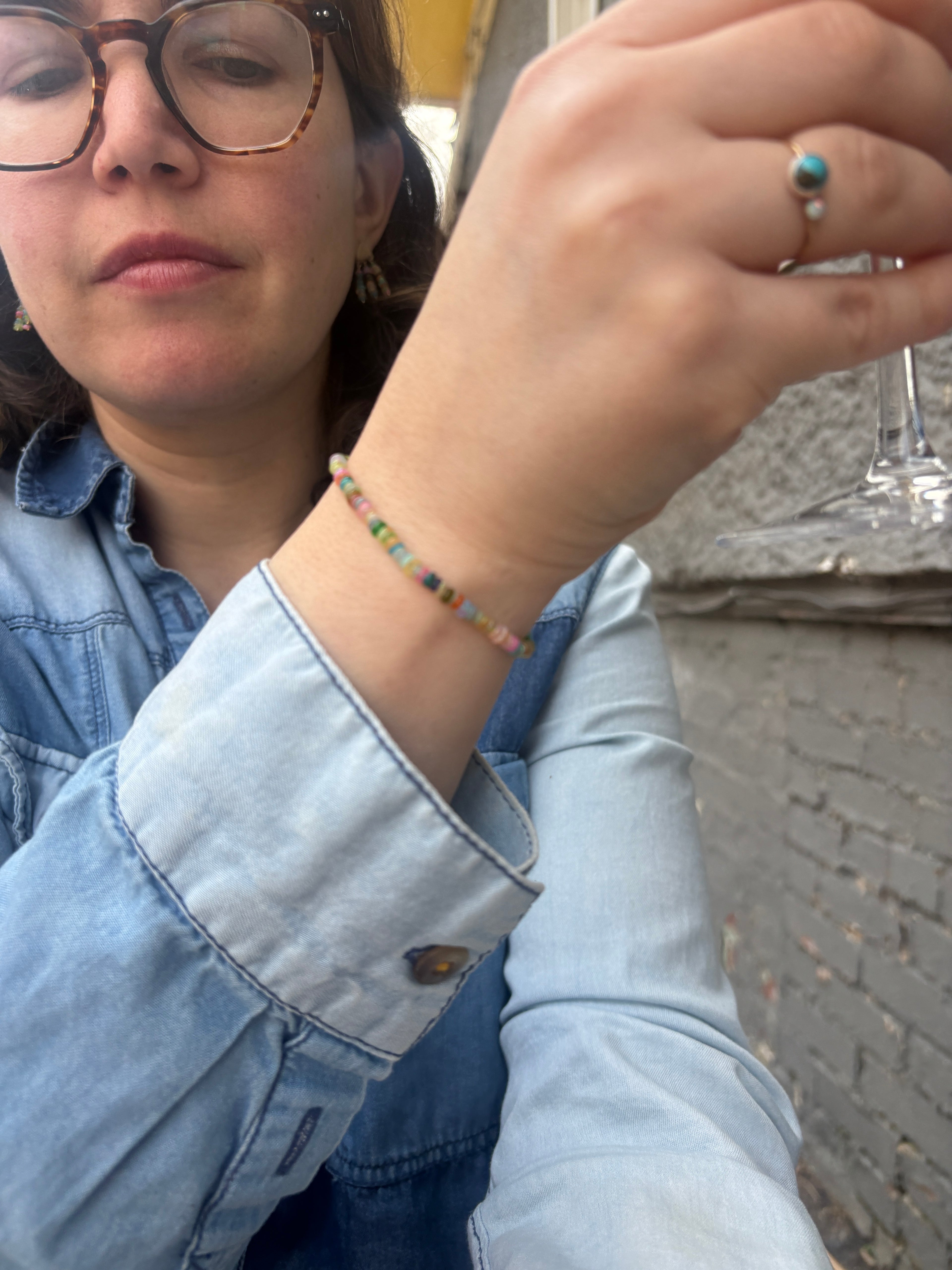 Rainbow Opal Bracelet