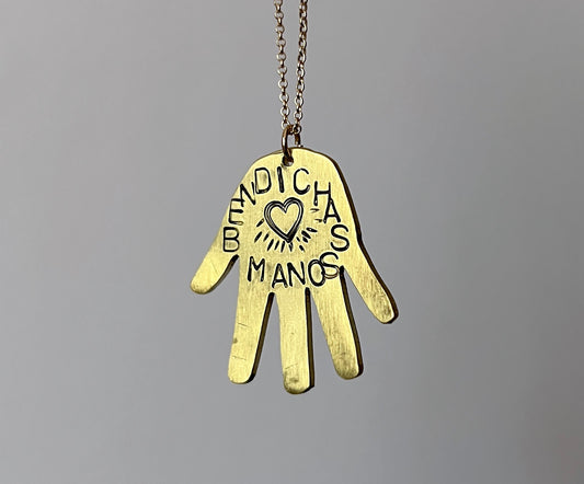 Bendichas Manos Hand Necklace