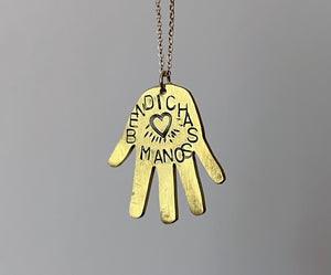 Bendichas Manos Hand Necklace