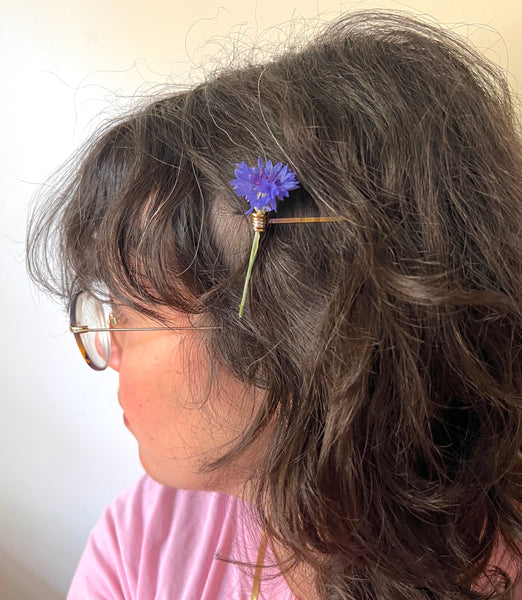 Single Flower Holder Bobby Pin