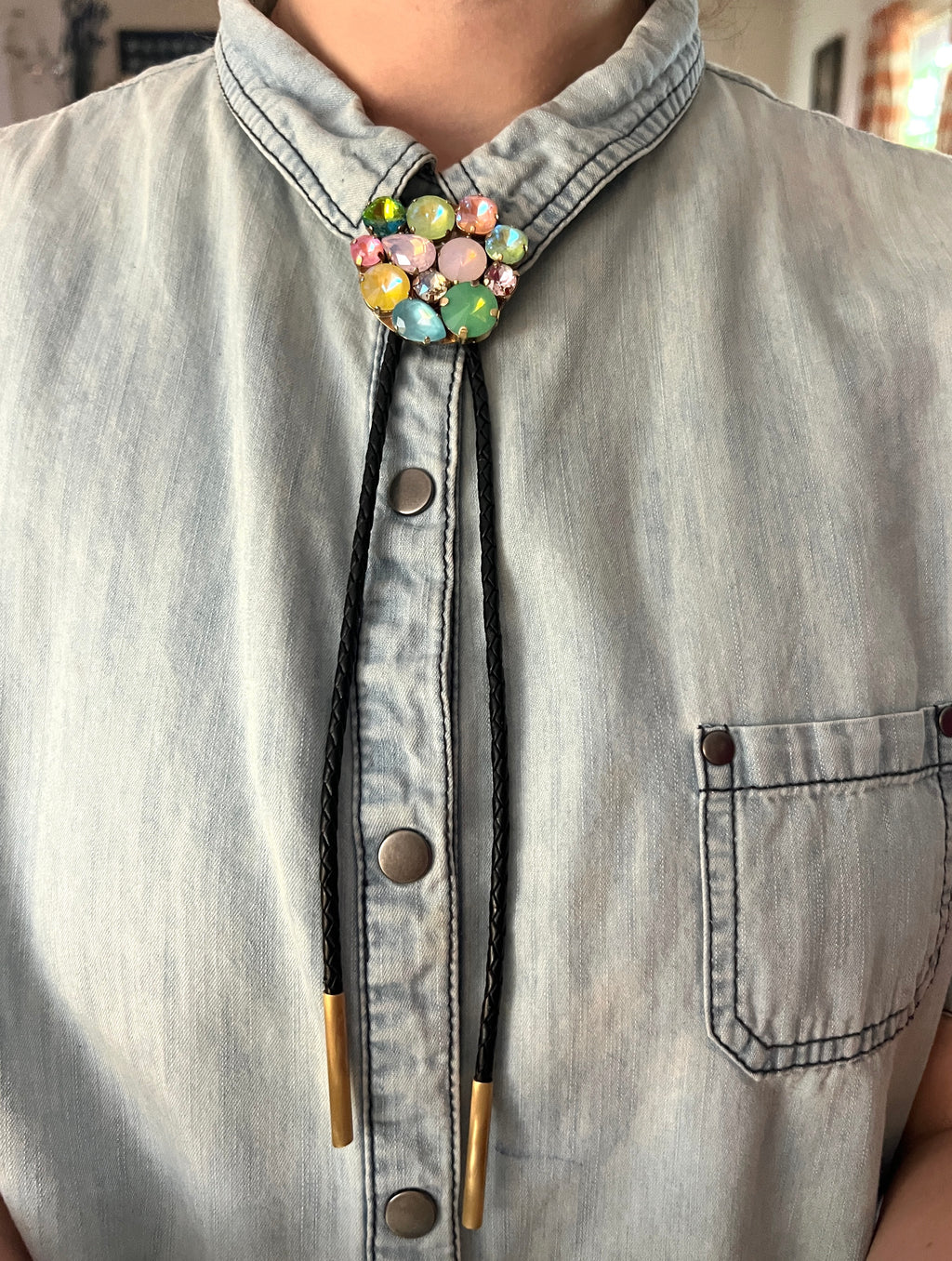 Crystal Bolo Rhinestone Cowboy