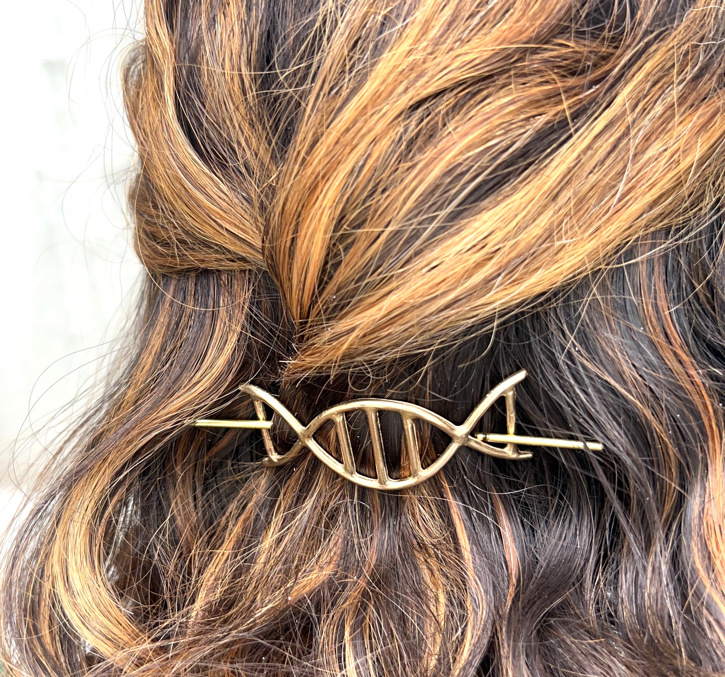 DNA double helix Hair Slide Hair pin scientist hairpin – rachelpfeffer