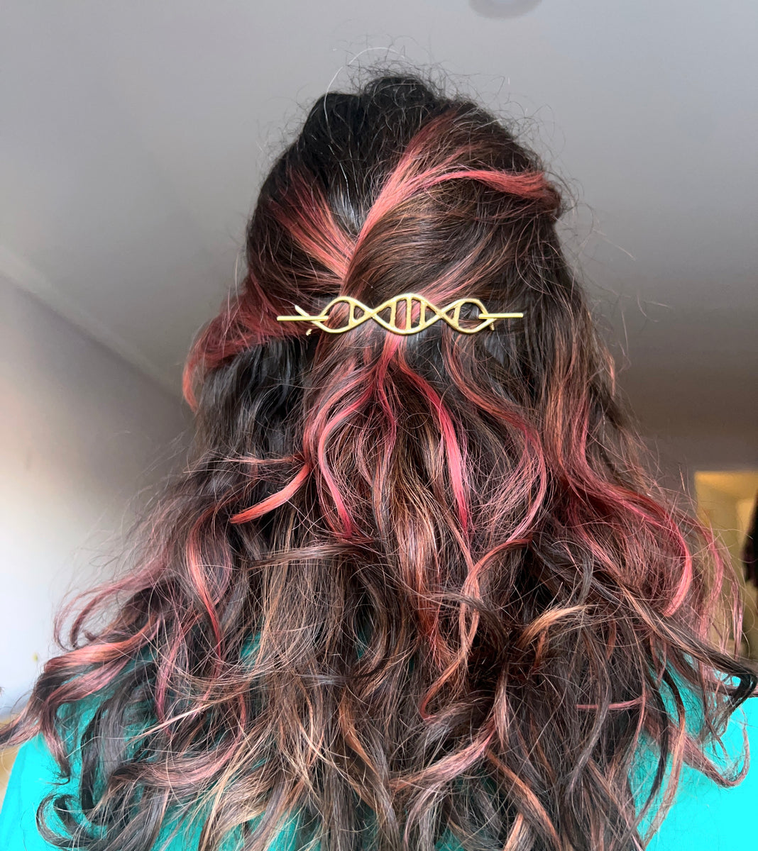 DNA double helix Hair Slide Hair pin scientist hairpin – rachelpfeffer