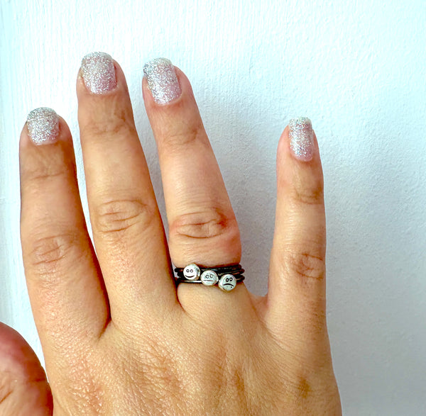 Mood Ring Stacking Set Happy Sad and Meh