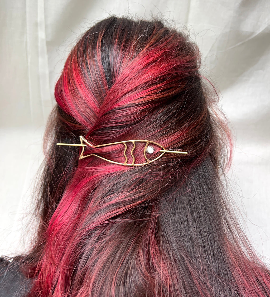 Sardine Fish Hairpin