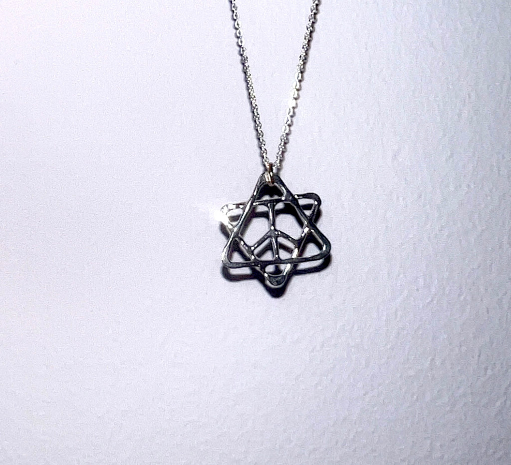 Jewish Star Peace Sign Pendant