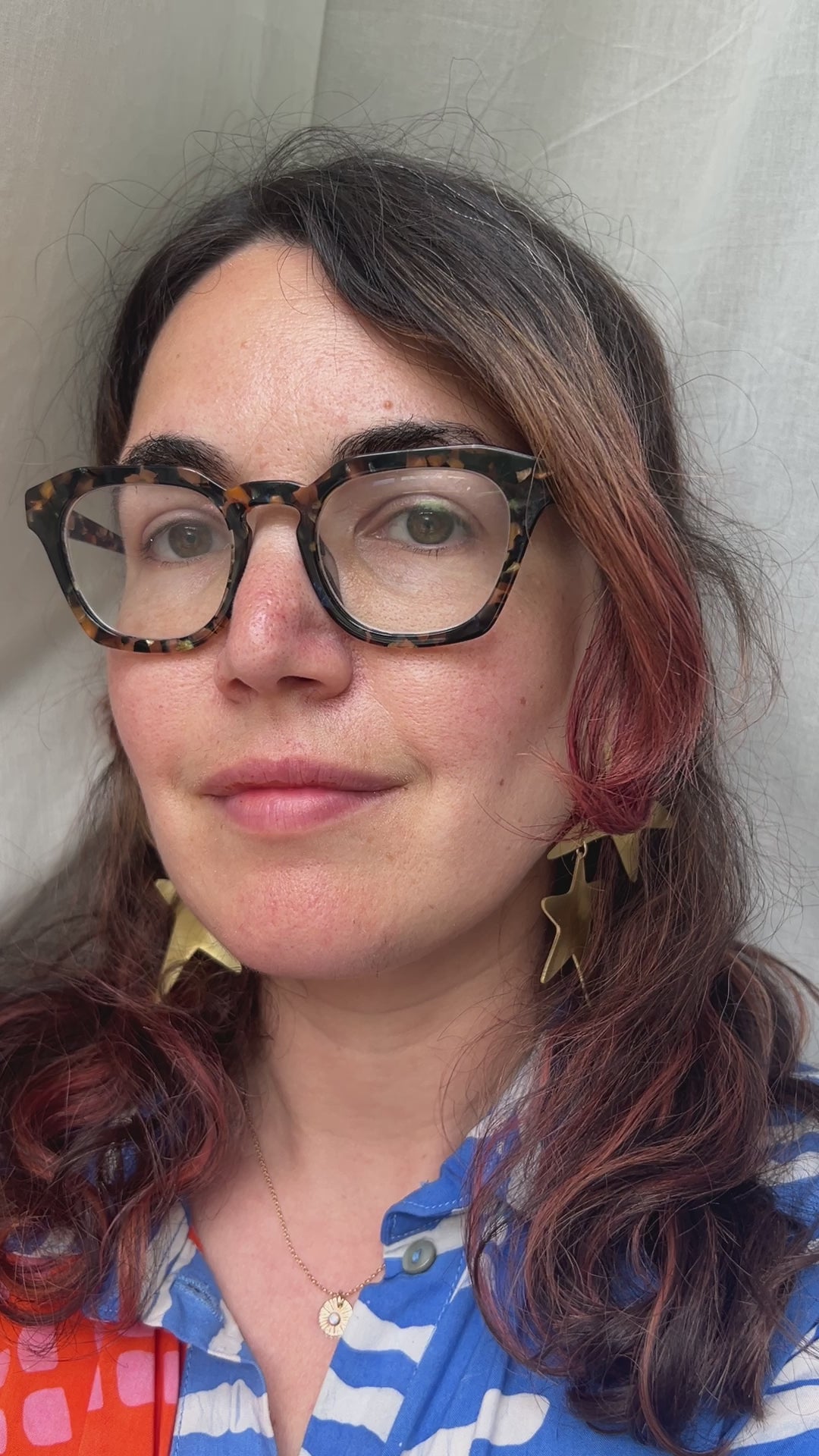 Double Star Stud Dangles