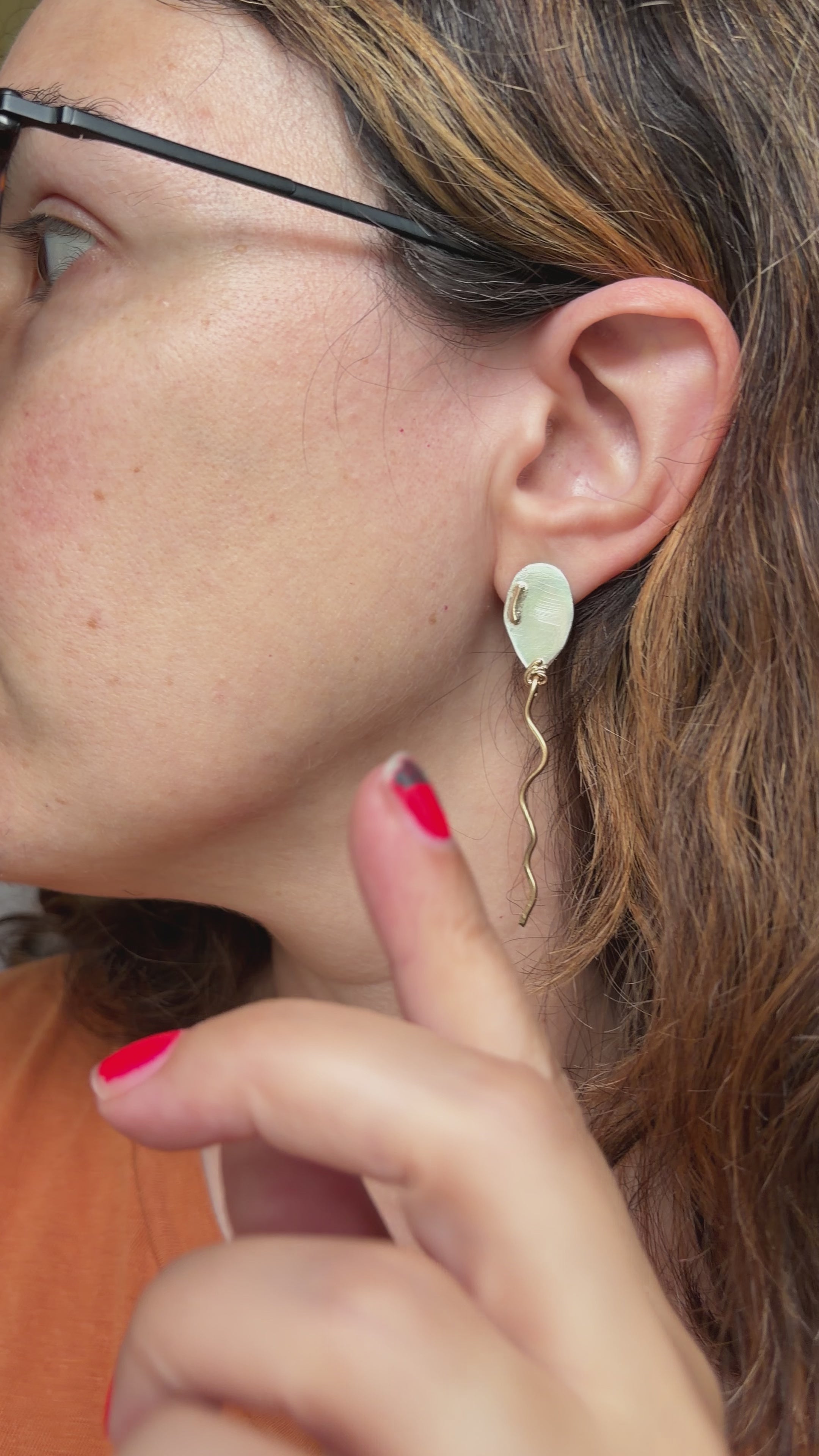 Statement Balloon Dangle Studs