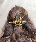 One of a Kind Nautilus Shell Hair Pin in Solid Bass