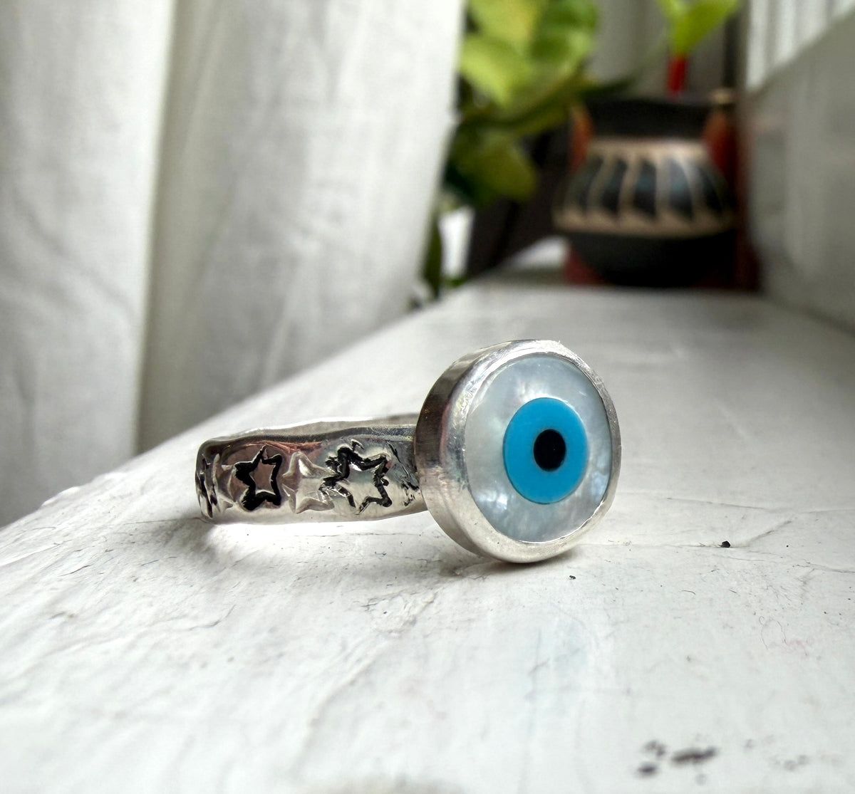 Seeing Stars Evil Eye Ring