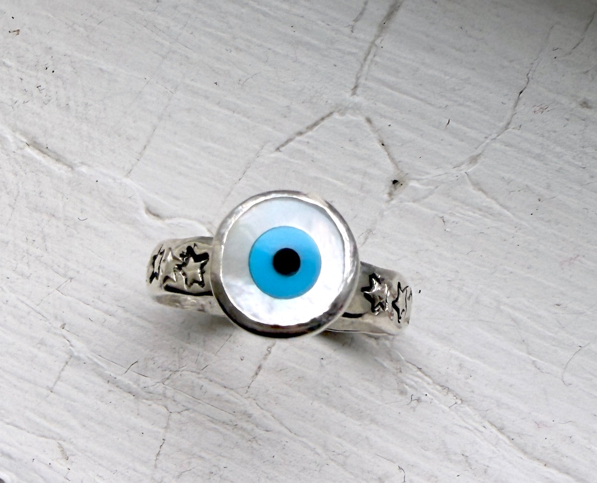 Seeing Stars Evil Eye Ring