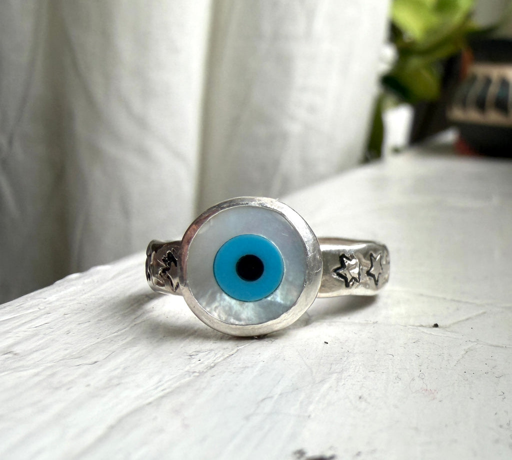 Seeing Stars Evil Eye Ring