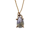 Two Toned Tanzanite Prong Pendant