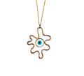 Evil Eye Squiggle Pendant