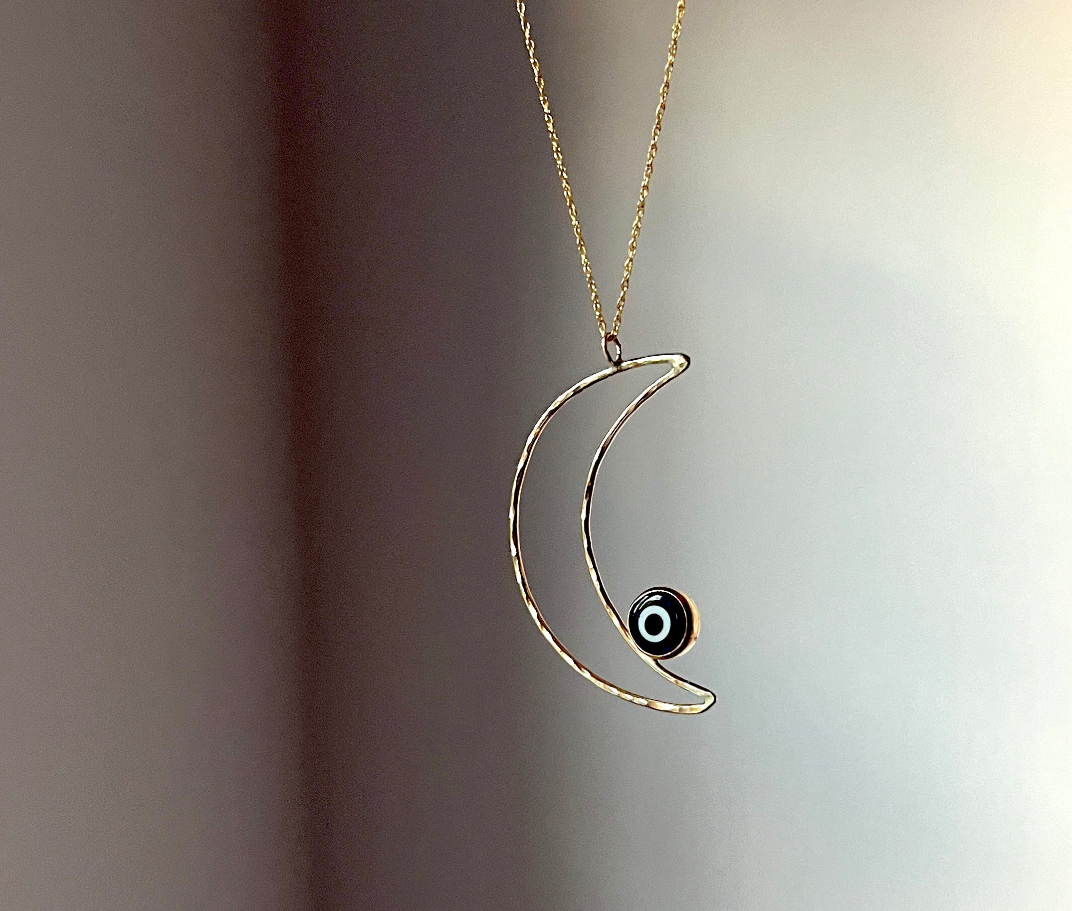 Eye Moon Necklace