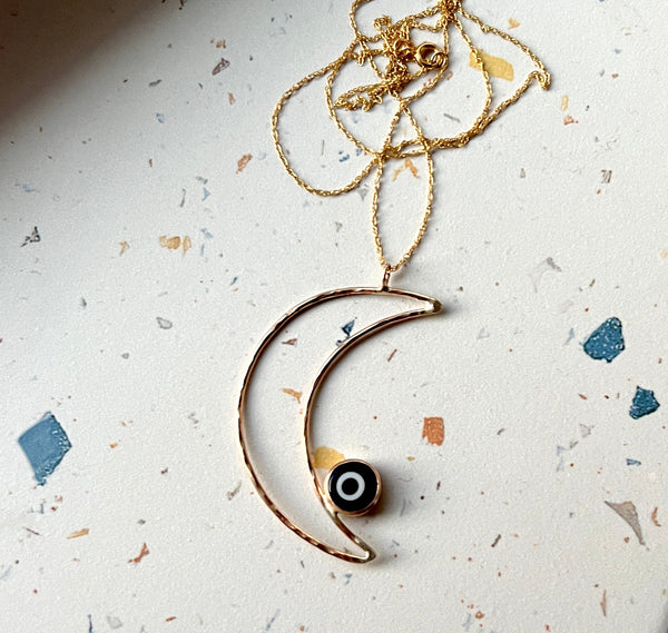 Eye Moon Necklace