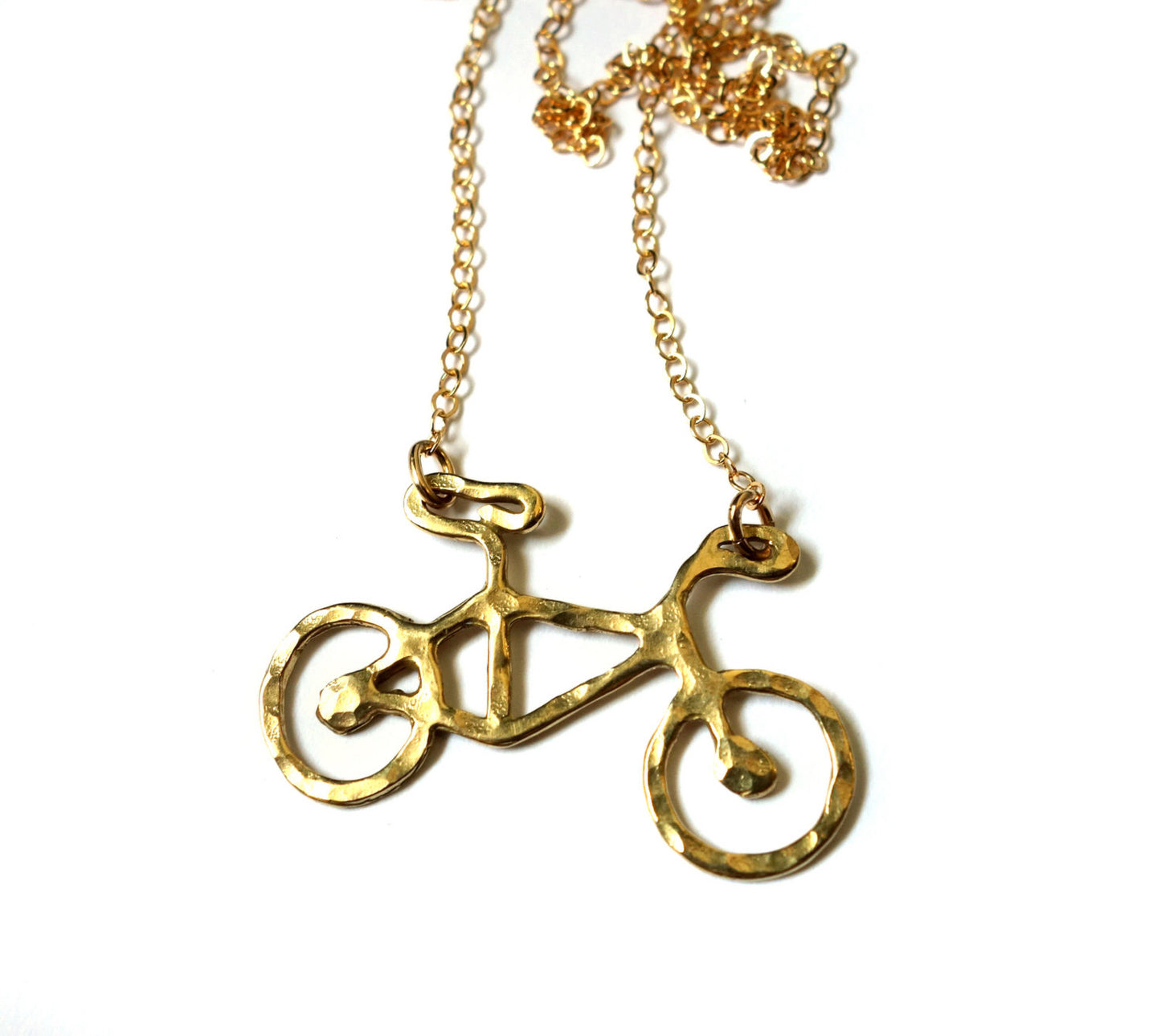 Brass Bike Pendant