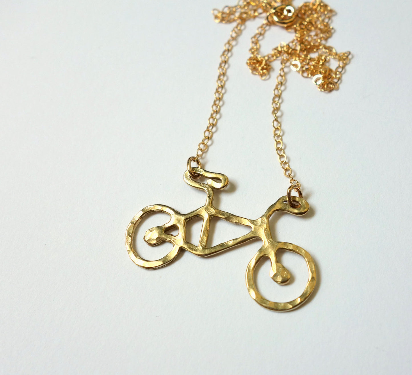 Brass Bike Pendant