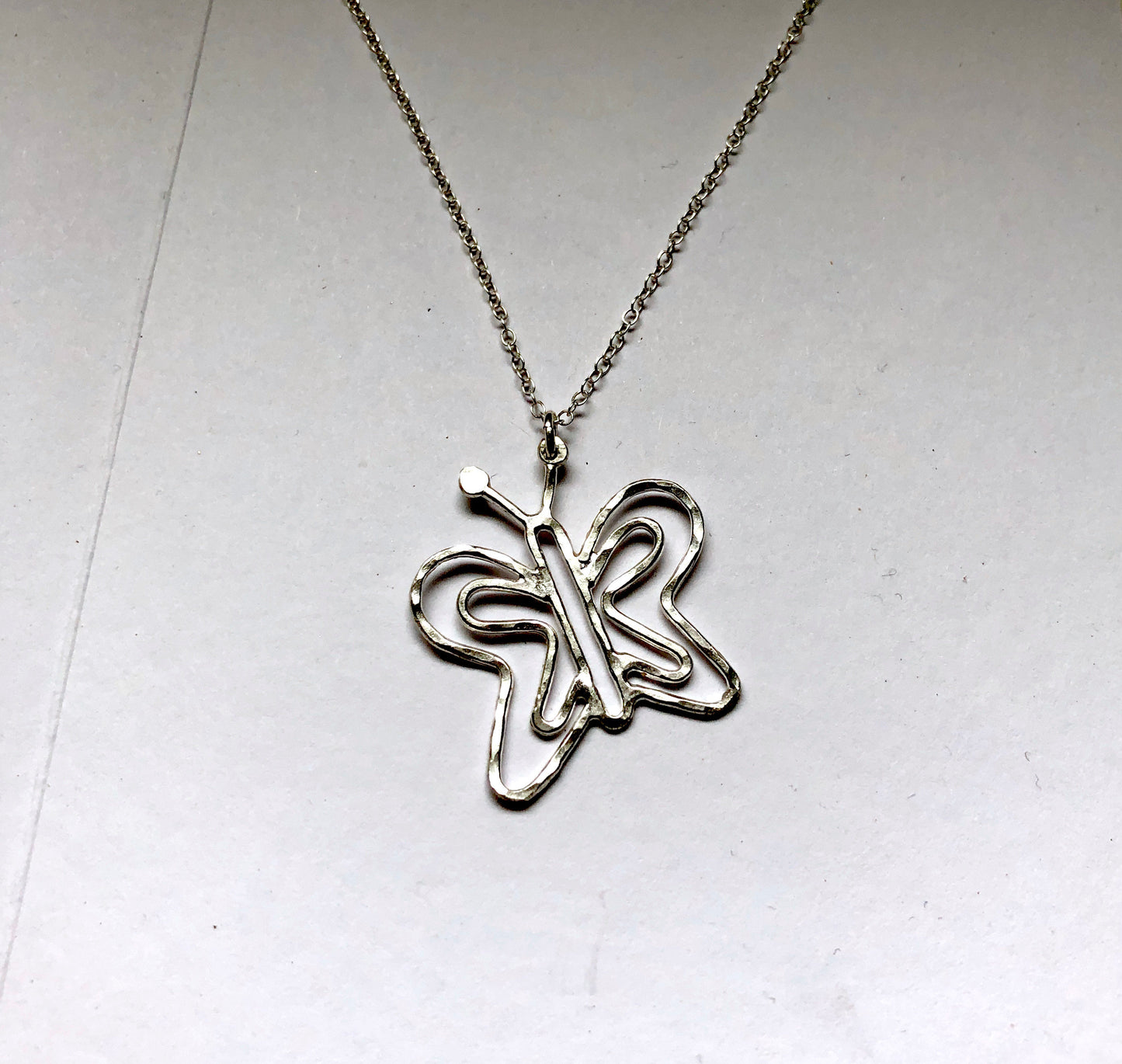 butterfly necklace handmade sterling silver butterfly pendant rachel pfeffer