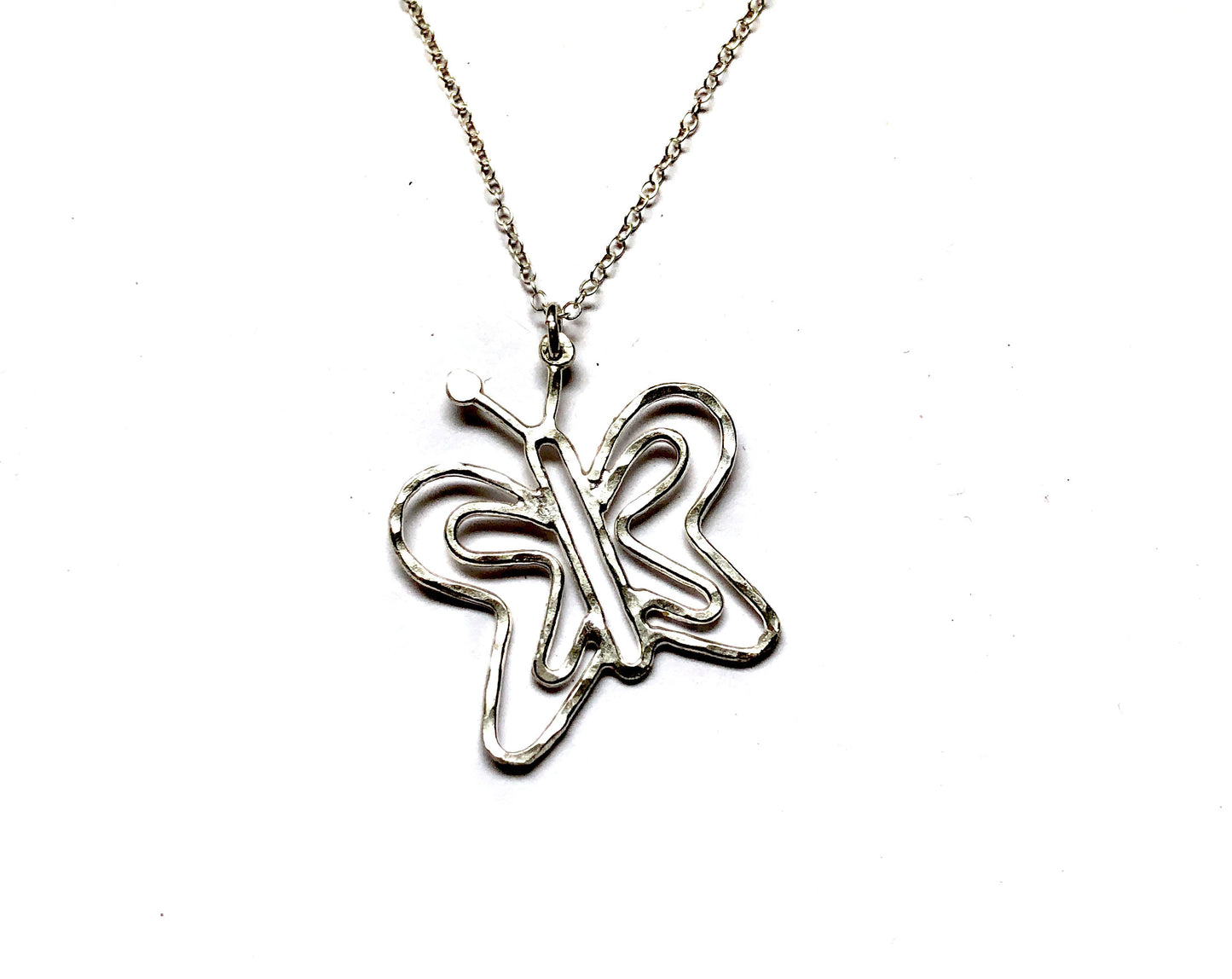butterfly necklace handmade sterling silver butterfly pendant rachel pfeffer