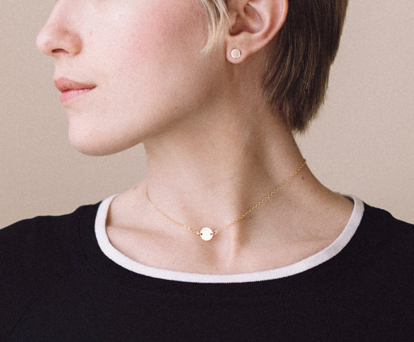 Gold Dot Choker