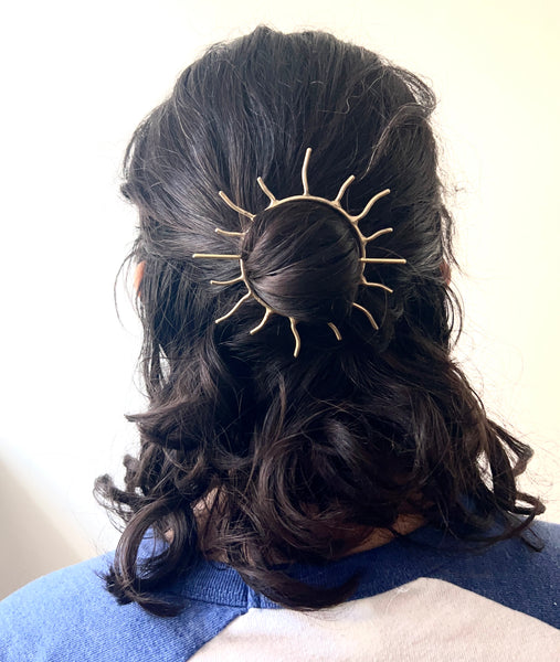 Sunburst Hair Pin