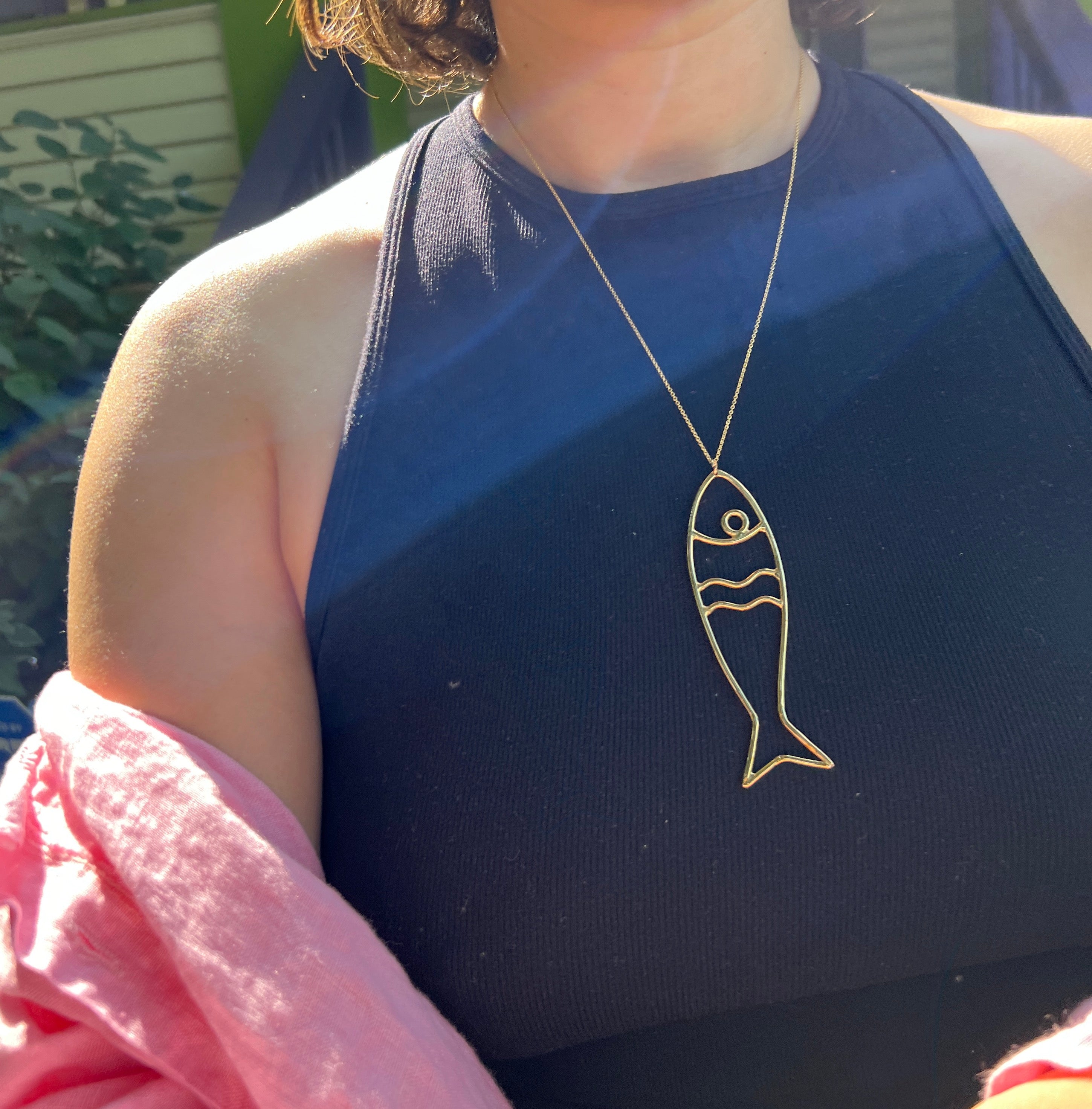 Sardine necklace clearance