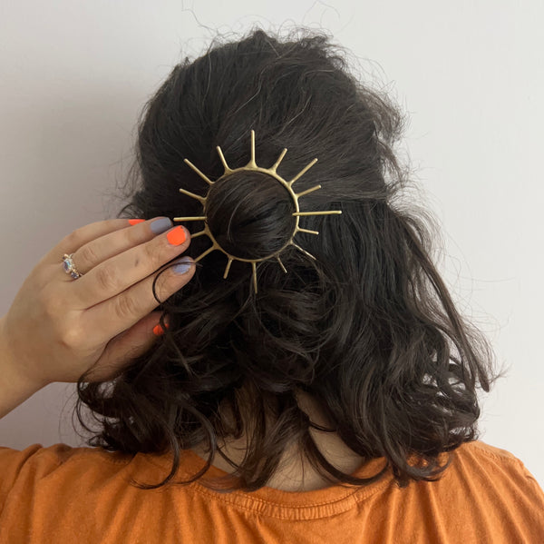 Sunburst Hair Pin